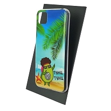 Чехол накладка Vinil для HUAWEI Honor 9S (DUA-LX9), Y5P 2020, силикон, рисунок AVOCADO Тунц Тунц