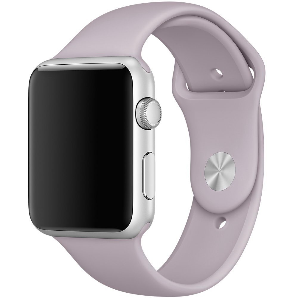 Ремешок для Apple Watch спортивный "Sport", размер 42-44 mm, цвет васильковый.