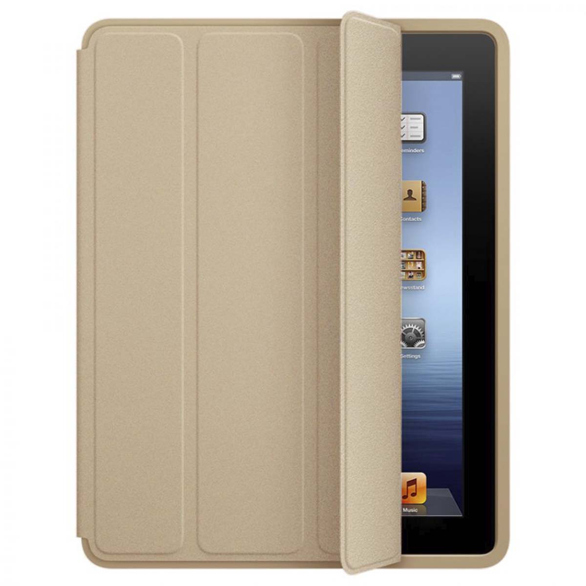 Чехол книжка SMART CASE для APPLE iPad PRO 2018 (11.0"), экокожа, бархат, цвет золотистый