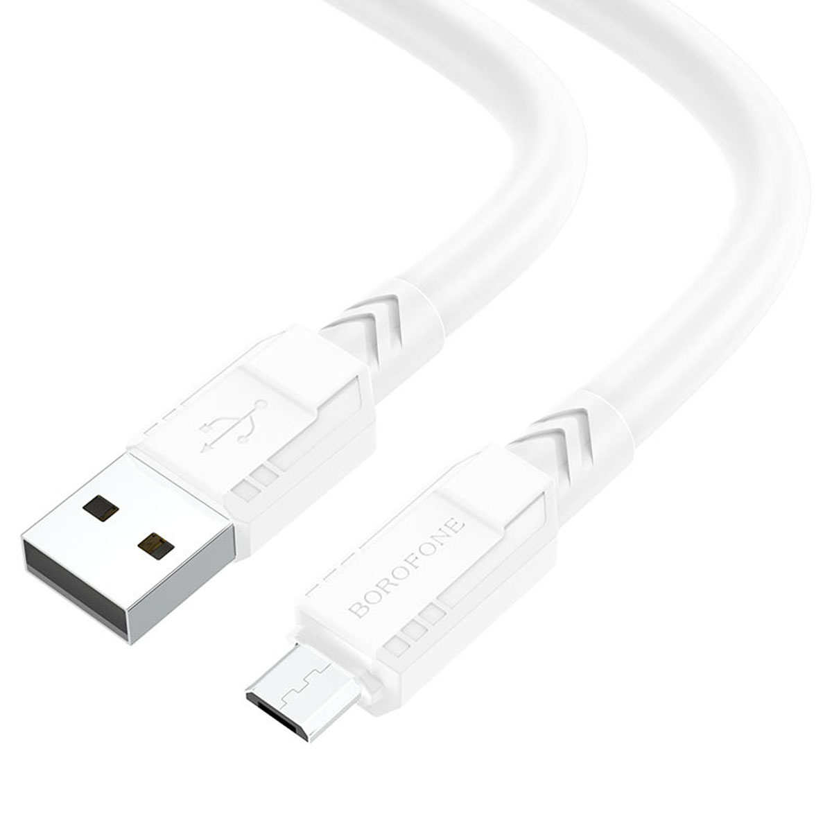 Кабель BOROFONE BX81 Goodway Micro USB, 2.4A, длина 1 метр, цвет белый