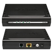 Роутер, маршрутизатор ADSL D-LINK DSL-2500U/BA, ADSL2/2+ (AnnexA/L/M), цвет черный