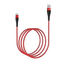 Кабель BOROFONE BX32 Munificent USB Type-C aka USB-C, 3A, длина 1 метр, силикон, нейлоновая оплетка, цвет красный Кабель BOROFONE BX32 Munificent USB Type-C aka USB-C, 3A, длина 1 метр, силикон, нейлоновая оплетка, цвет красный
