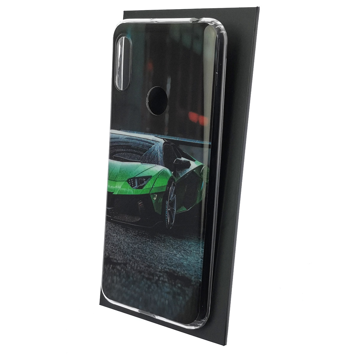 Чехол накладка Vinil для HUAWEI Honor 8A, Y6 2019, силикон, рисунок Lamborghini