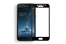Защитное стекло Lito (премиальное качество) "5D" FULL GLUE для SAMSUNG Galaxy J2 Pro 2018 (SM-J250), цвет канта чёрный.