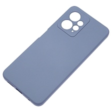 Чехол накладка NANO для XIAOMI Redmi Note 12 4G, силикон, бархат, цвет космически серый