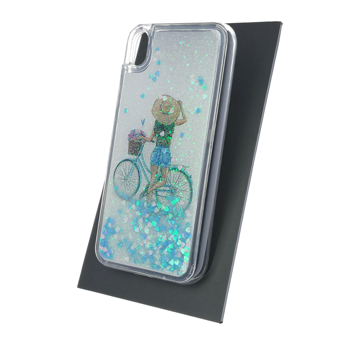 Чехол накладка TransFusion для HUAWEI Honor 8S, Y5 2019, силикон, переливашка, рисунок Велосипед. Чехол накладка TransFusion для HUAWEI Honor 8S, Y5 2019, силикон, переливашка, рисунок Велосипед.