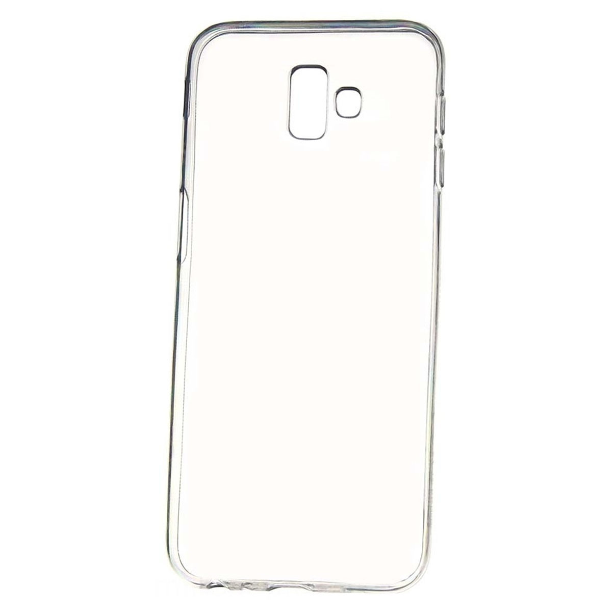 Чехол накладка TPU CASE для SAMSUNG Galaxy J6 Plus 2018 (SM-J610), силикон,  цвет прозрачный