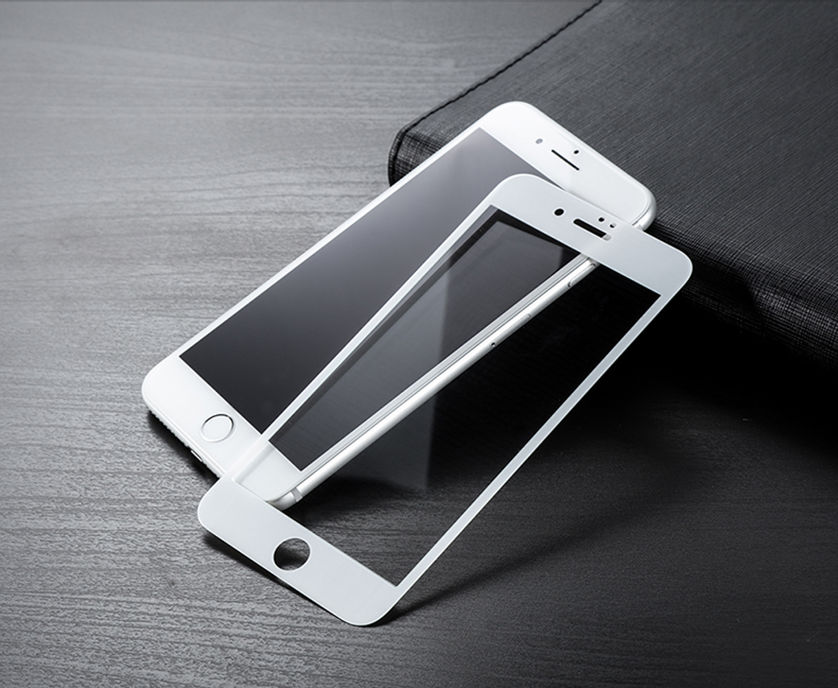 Защитное стекло 5D Bmcase для Apple iPhone 7 plus /5.5"/картон.упаковка/ белый.