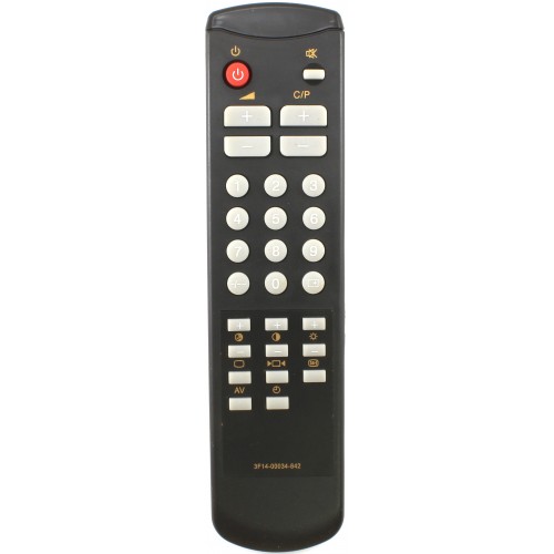 Пульт ДУ для SAMSUNG 3F14-00034-842 (CB-5051A, CB-5062A, CB-5326W, CK-3312, CK-3313, CK-3315, CK-3326, CK-3327, CK-3351A, CK-3352, CK-3361, CK-3362, CK-3827, CK-3852, CK-3862, CK-5012A, CK-5015, CK-5022, CK-5023, CK-5026), цвет черный