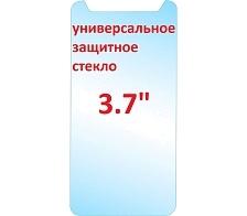 Защитное стекло "Pro Glass" для смартфонов универсальное 3.7" ударопрочное / прозрачное 0.2mm.