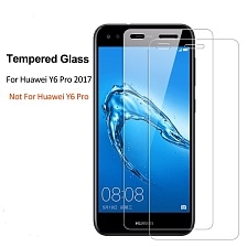 Защитное стекло 0.3mm 2.5D /прозрачное/ для Huawei Honor Y6 Pro 2017 /техпак/.