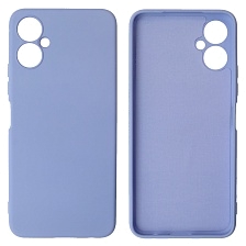 Чехол накладка NANO для TECNO Spark 9 Pro, силикон, бархат, цвет васильковый