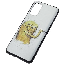 Чехол накладка для Realme 7 Pro, силикон, рисунок пес Джейк