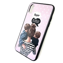 Чехол накладка для APPLE iPhone X, iPhone XS, силикон, рисунок super MAMA Mom of boys. Чехол накладка для APPLE iPhone X, iPhone XS, силикон, рисунок super MAMA Mom of boys.