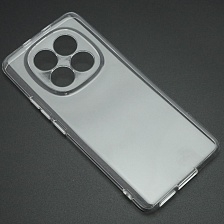 Чехол накладка для XIAOMI Redmi Note 15, защита камеры, силикон, прозрачный