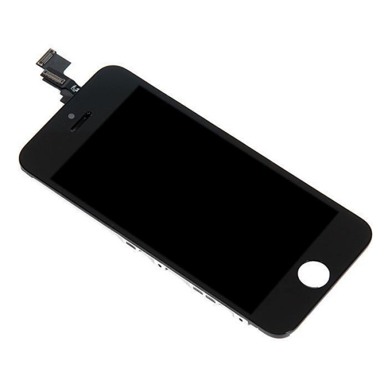 Дисплей с тачскрином iPhone 5C черный (AAА).