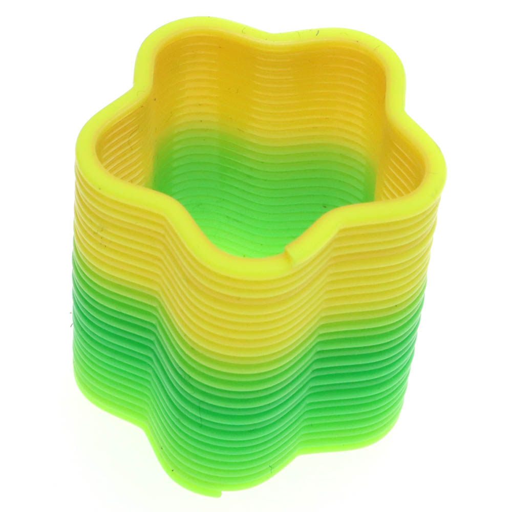 Игрушка пружинка антистресс, форма цветка, размер 3.4 см x 3.4 см