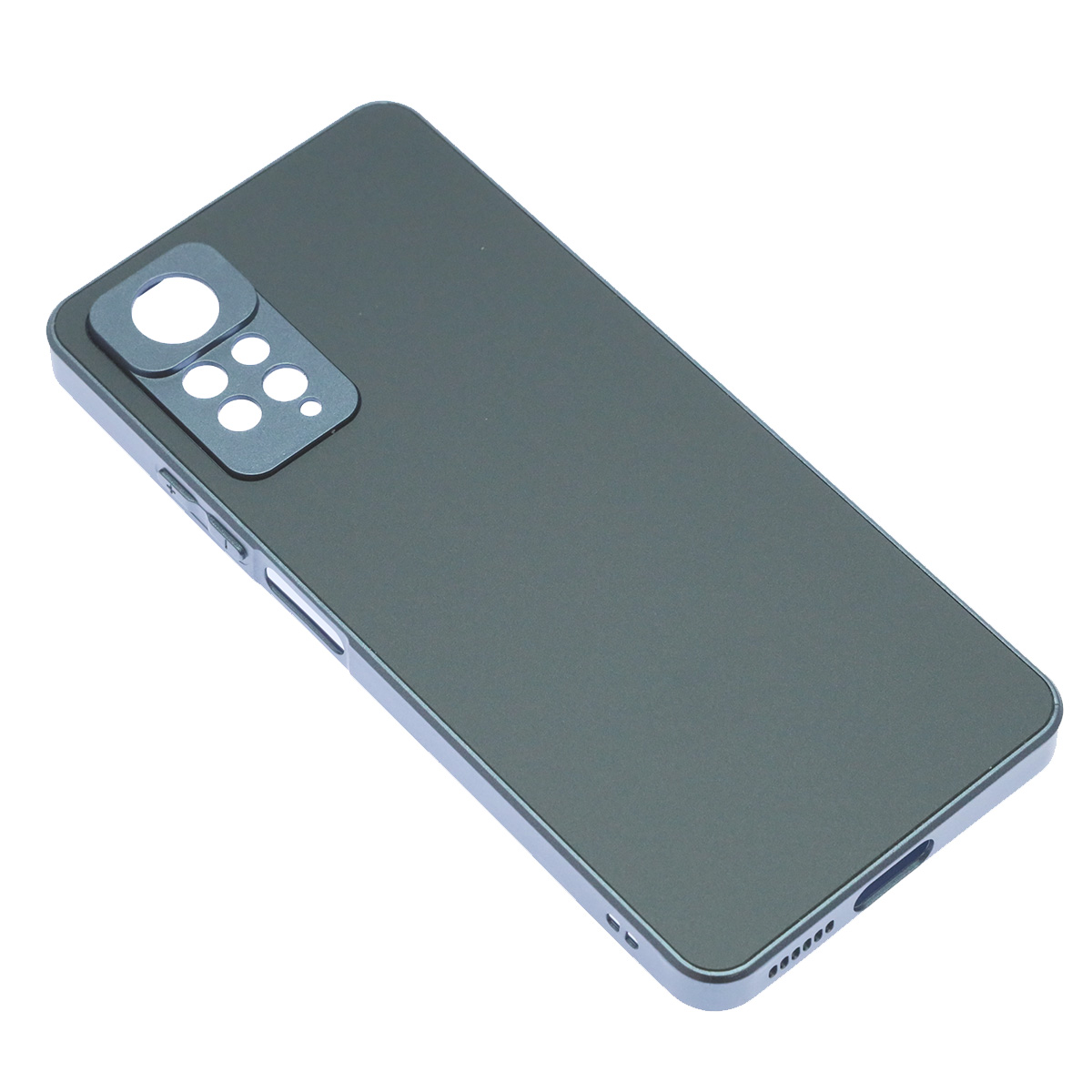 Чехол накладка для XIAOMI Redmi Note 12 Pro 4G, защита камеры, силикон, пластик, цвет темно синий