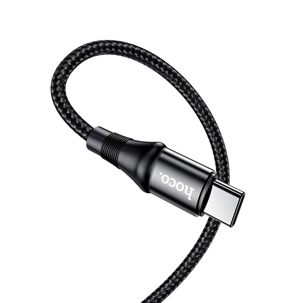 Кабель HOCO X50 Exquisito USB Type C на USB Type-C, 5А, 100W, длина 1 метр, цвет черный