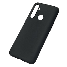 Чехол накладка SOFT TOUCH для Realme C3, силикон, матовый, цвет черный