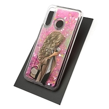 Чехол накладка TransFusion для HUAWEI Honor 20s, P30 Lite, Nova 4E, силикон, переливашка, рисунок Anastasia.