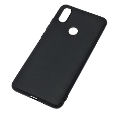 Чехол накладка для XIAOMI Redmi 6X, силикон, цвет черный