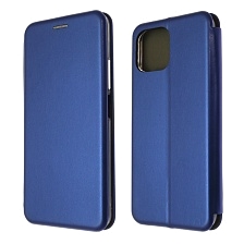 Чехол книжка STYLISH для XIAOMI MI 11 Lite, экокожа, визитница, цвет синий