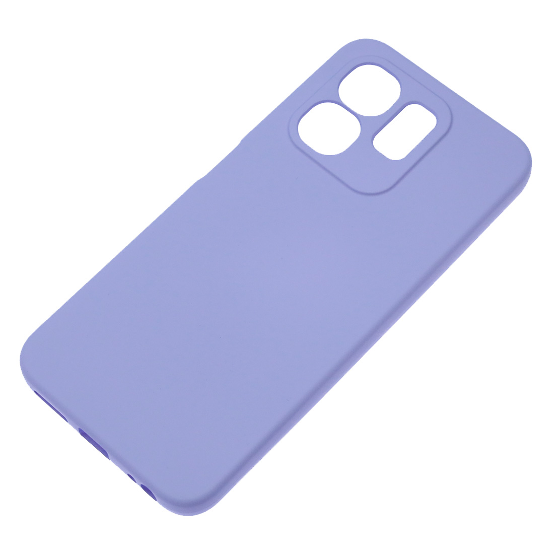 Чехол накладка NANO для INFINIX Hot 50i, Smart 9, защита камеры, силикон, бархат, цвет сиреневый Чехол накладка NANO для INFINIX Hot 50i, Smart 9, защита камеры, силикон, бархат, цвет сиреневый