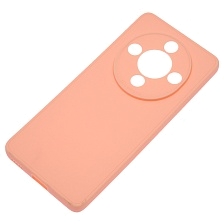 Чехол накладка для Honor X9b, защита камеры, силикон, матовый, цвет персиковый