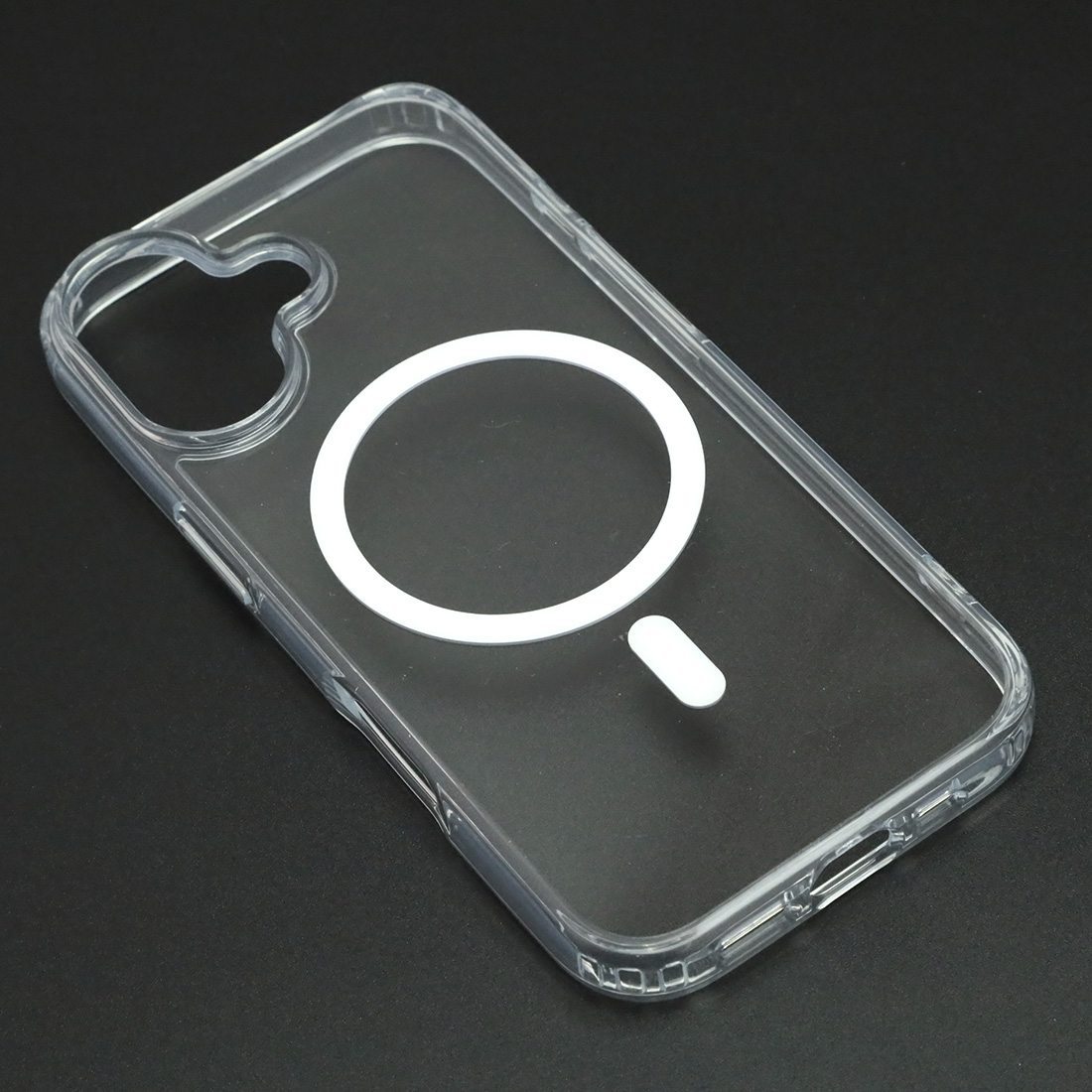 Чехол накладка KWI-NI с поддержкой MagSafe для APPLE iPhone 17, силикон, прозрачный