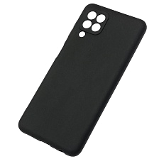 Чехол накладка для SAMSUNG Galaxy A22 4G (SM-A225F), M22 (SM-M225F), M32 (SM-M325F), силикон, цвет черный