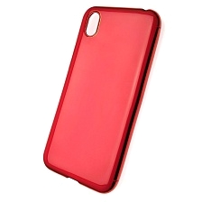 Чехол накладка R3 для HUAWEI Honor 8S, Y5 2019, силикон, глянец, цвет красный.