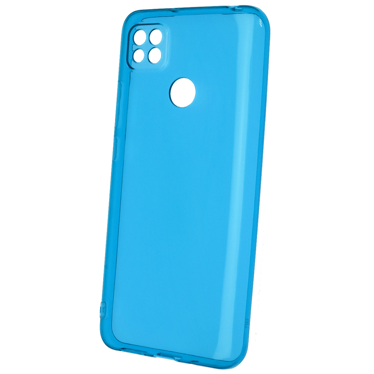Чехол накладка Clear Case для XIAOMI Redmi 9C, Redmi 10A, силикон 1.5 мм, защита камеры, цвет прозрачно синий