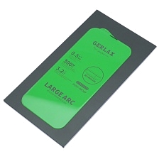 Защитное стекло безрамочное GERLAX 300CC для APPLE iPhone 16 Pro, сеточка для динамика, прозрачное
