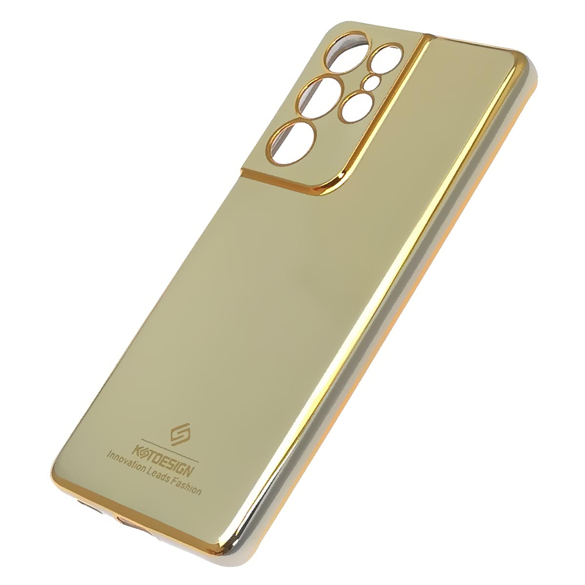 Чехол накладка Star Shine для SAMSUNG Galaxy S21 Ultra (SM-G998), силикон, цвет окантовки золотистый Чехол накладка Star Shine для SAMSUNG Galaxy S21 Ultra (SM-G998), силикон, цвет окантовки золотистый