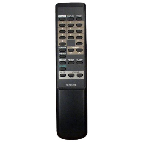 Пульт ДУ для AIWA RC-TC141KЕ подходит к следующим моделям: TV-C141KE1, TV-C141KER, TV-C201KE1, TV-C201KER.