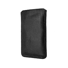 Чехол кармашек универсальный, экокожа, цвет черный Размер 1.