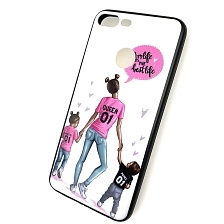 Чехол накладка R3 для HUAWEI Honor 9 Lite 2018, Honor 9 Lite Premium, силикон, рисунок Mom life is the best life.