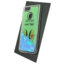 Чехол накладка TransFusion для HUAWEI Honor 9 Lite, Honor 7S, P Smart, силикон, переливашка, рисунок Авокадо Lets Avo Good Time