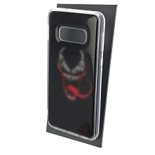 Чехол накладка для SAMSUNG Galaxy S10e (SM-G970), силикон, глянцевый, рисунок Веном