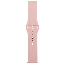 Ремешок для смарт часов универсальный 20 мм для SAMSUNG, силикон, цвет розовый