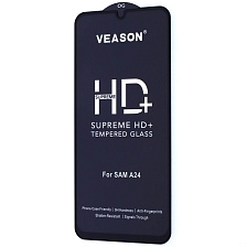 Защитное стекло VEASON HD+ для SAMSUNG Galaxy A24, Galaxy A25, цвет окантовки черный
