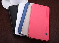 Чехол-книга Nillkin (Rain) для Apple iphone 6 /отделение под пласт.карту/черный.