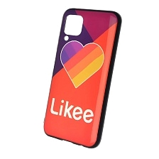 Чехол накладка для HUAWEI P40 Lite, Nova 6 SE, Nova 7i, силикон, рисунок Likee Red.