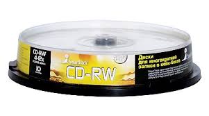 Диск ST CD-RW 80 min 4-12x SP-100 (600).