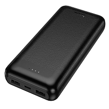 Внешний портативный аккумулятор, Power Bank HOCO J153 Stability, 10000mAh, цвет черный