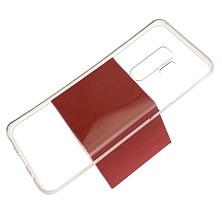 Чехол накладка TPU CASE для SAMSUNG Galaxy S9 Plus (SM-G965), силикон, ультратонкий, цвет прозрачный.