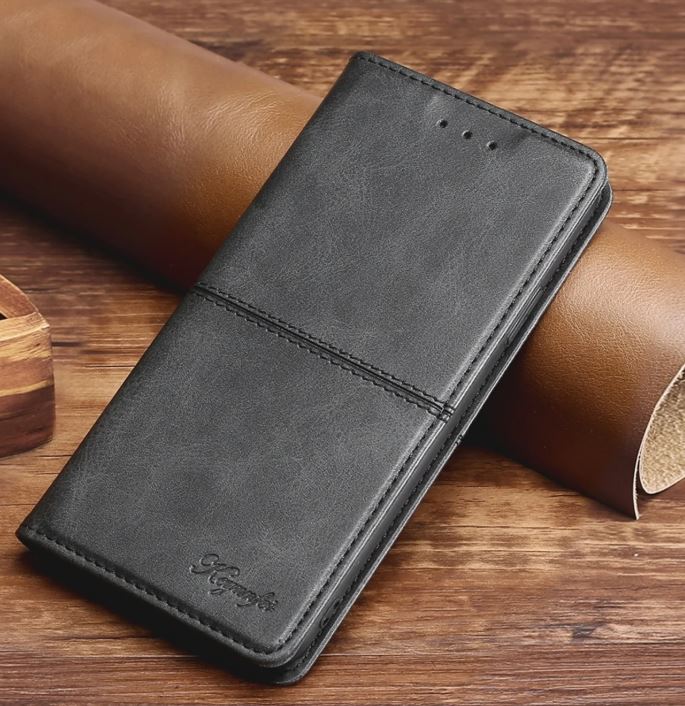 Чехол книжка KF для Xiaomi Redmi Note 15 4G (5G), POCO M8 5G, защита камеры, цвет черный