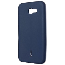 Чехол накладка Cherry для SAMSUNG Galaxy A7 2017 (SM-A720), силикон, цвет синий