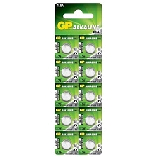 Батарейка GP AG13 LR44, A76, V13GA, BL10, 1.5V Батарейка GP AG13 LR44, A76, V13GA, BL10, 1.5V